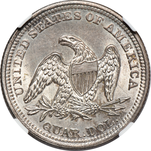 1852 NGC UNC details/obverse cleaned