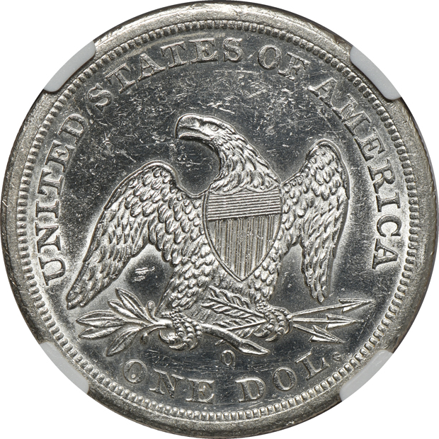 1860-O NGC UNC details/cleaned