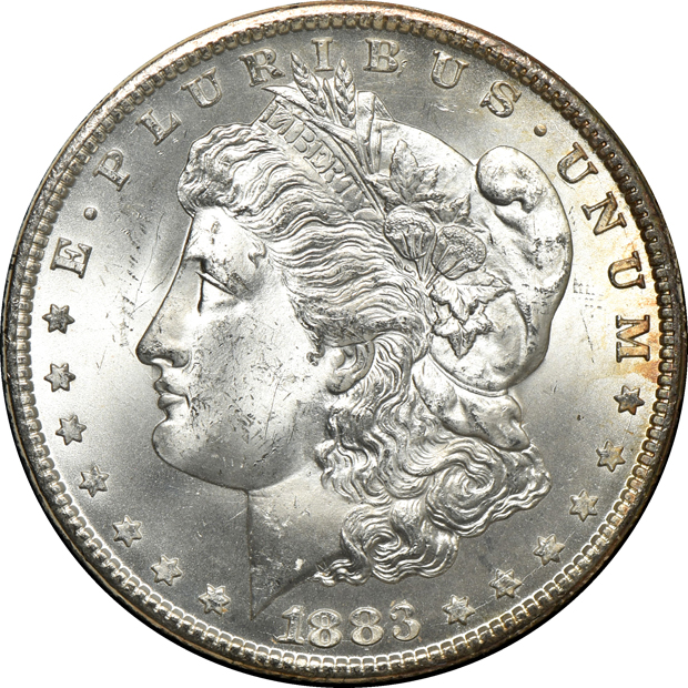 1883-CC GSA MS-65, and an 1884-CC GSA MS-64 PL CAC, both NGC