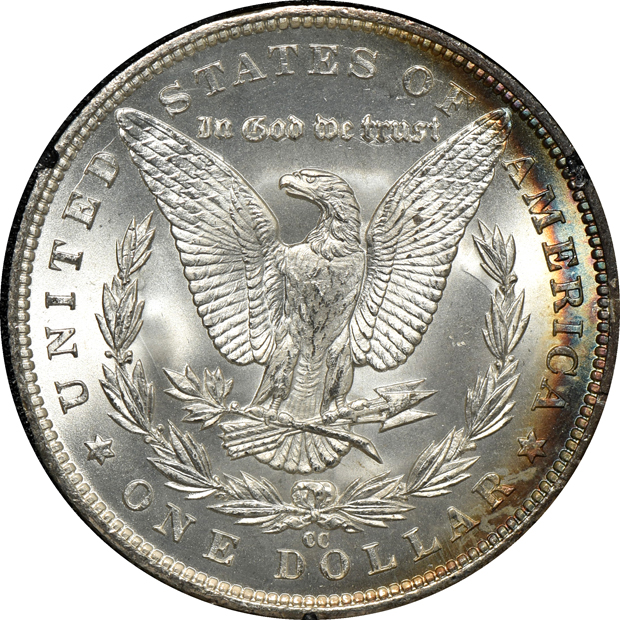 1883-CC GSA MS-65, and an 1884-CC GSA MS-64 PL CAC, both NGC