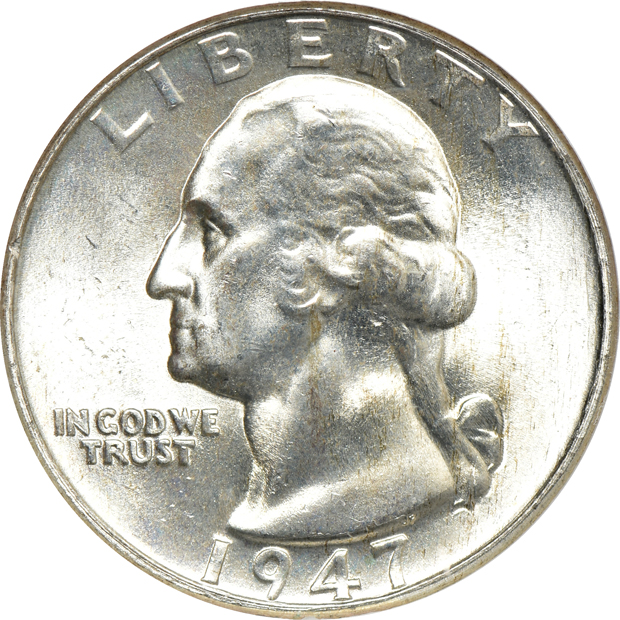 Eight high grade certified silver Washington quarters