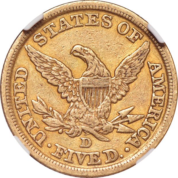 1845-D NGC XF-40