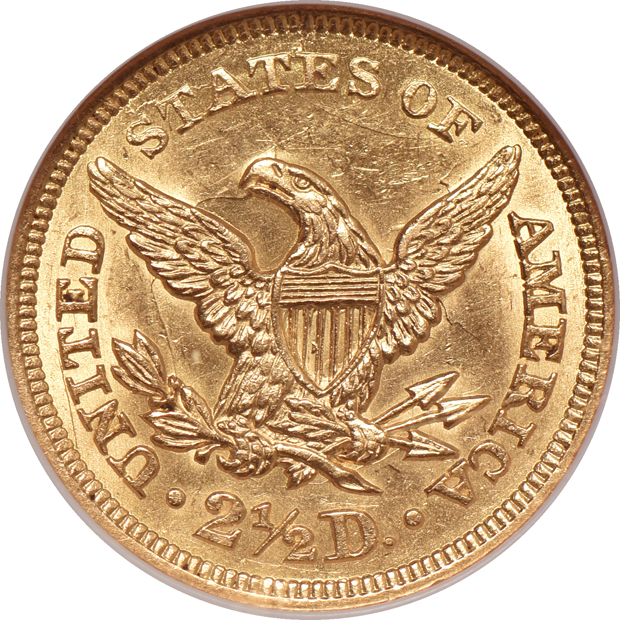 1856 NGC MS-61 CAC, and an 1896 PCGS MS-63