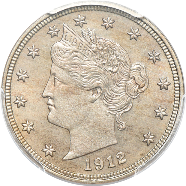 1892 PR-64, and a 1912 PR-65, both PCGS
