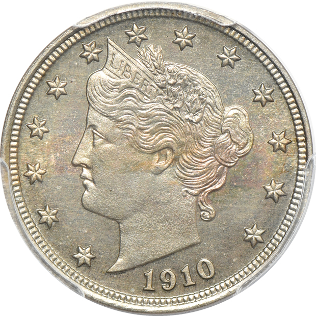 1901, 1909, and 1910, all PCGS PR-65
