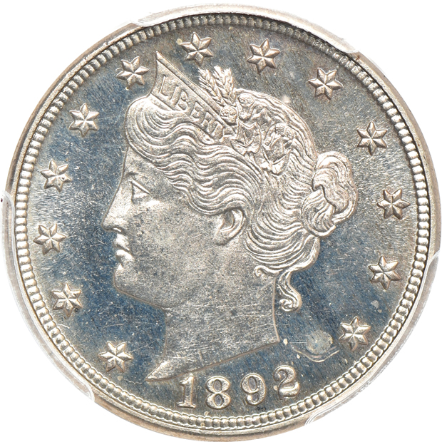 1889 PR-65 CAC, and an 1892 PR-64, both PCGS