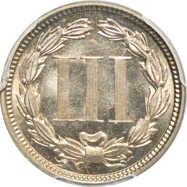 1874 and 1876, both PCGS PR-65