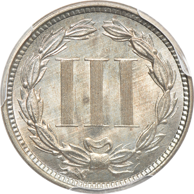 1870 and 1875, both PCGS PR-64 CAC