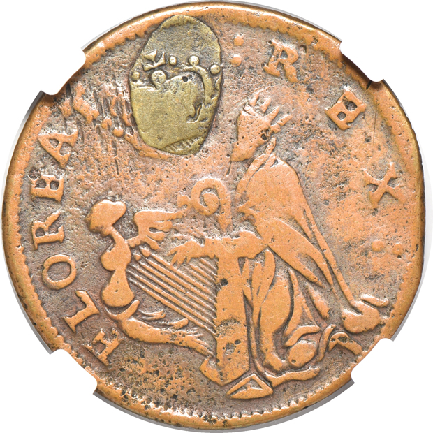 c. 1670 St. Patrick 1/4P NGC VF-20