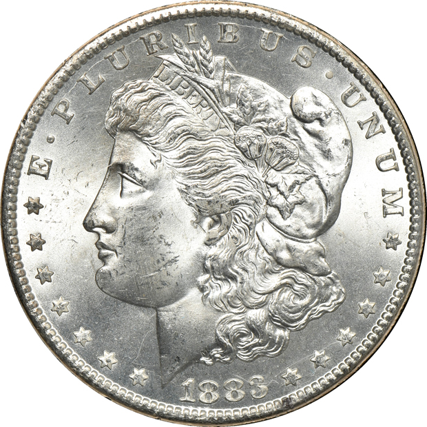 1882-CC GSA MS-64+, and an 1883-CC GSA NS-65, both NGC