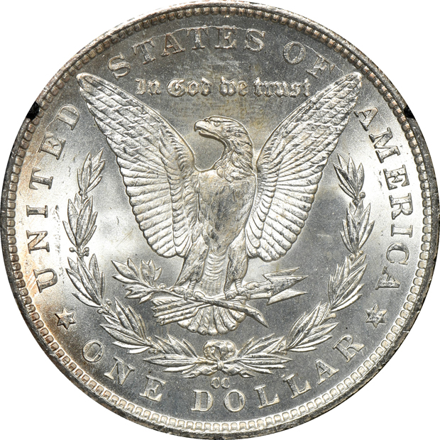 1882-CC GSA MS-64+, and an 1883-CC GSA NS-65, both NGC