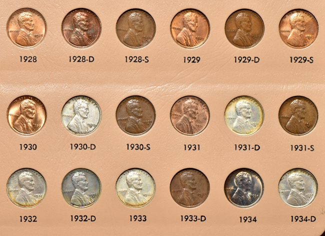 Complete Dansco 7100 album of Lincoln cents through 2015-D, plus extras