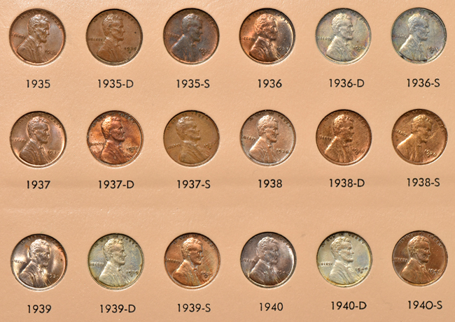 Complete Dansco 7100 album of Lincoln cents through 2015-D, plus extras