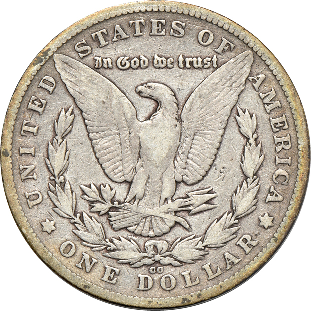 Collection of Morgan silver dollars, 1878 through 1891-S, in a Whitman Classic 9128 album