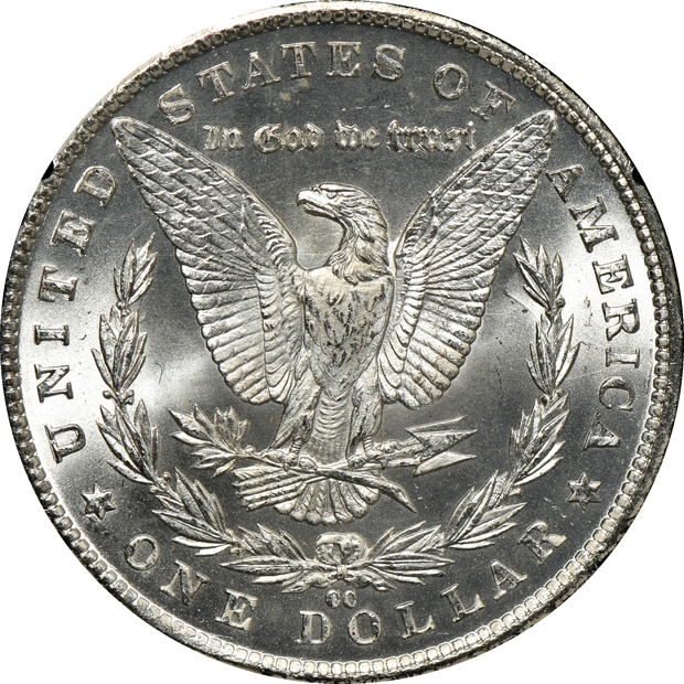 1880-CC GSA MS-64+, and an 1882-CC GSA MS-65 CAC, both NGC