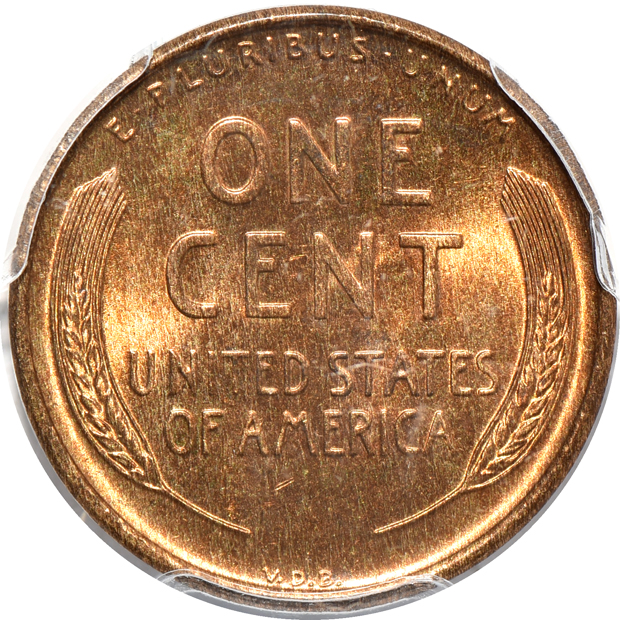 1909-S VDB Lincoln PCGS MS-64RB
