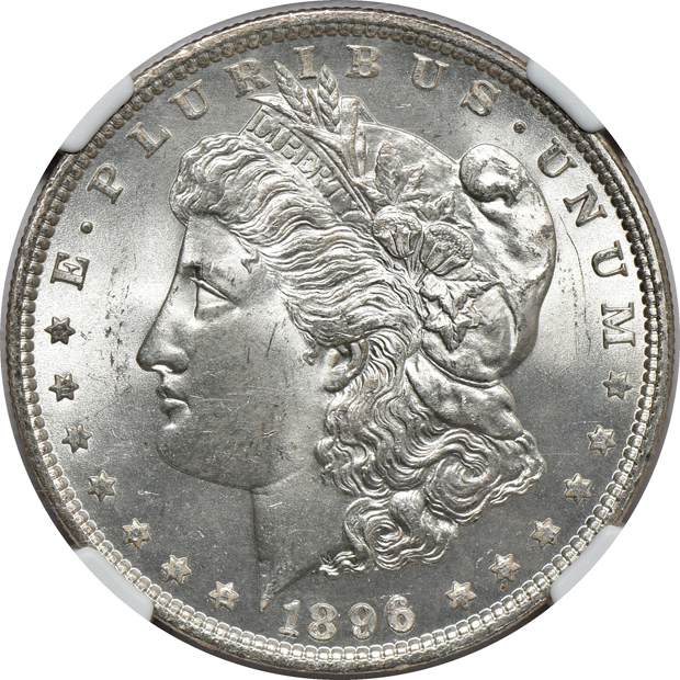 Group of nice certified Morgan silver dollars