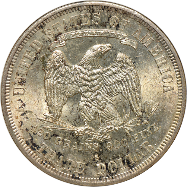 1877-S Trade ANACS MS-62