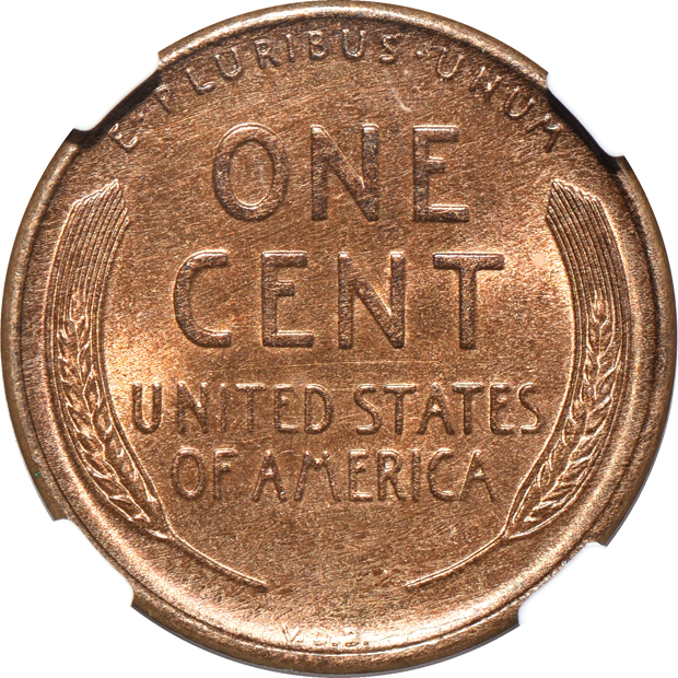 1909-S VDB Lincoln NGC MS-63 RB