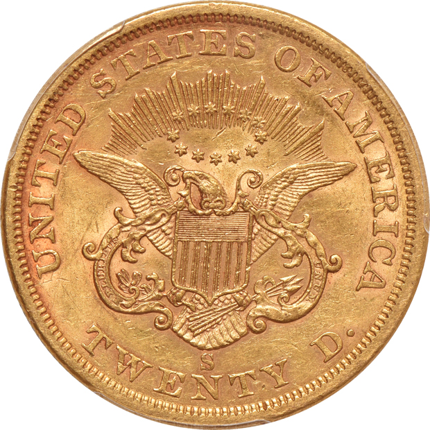 1863-S PCGS AU-55