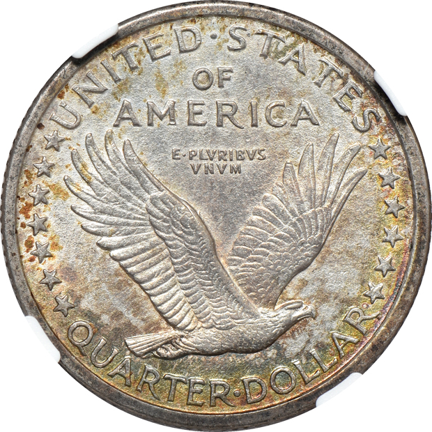 1917-D Type 1 MS-63 FH, and a 1924-D MS-65, both NGC