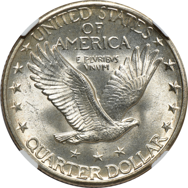 1917-D Type 1 MS-63 FH, and a 1924-D MS-65, both NGC