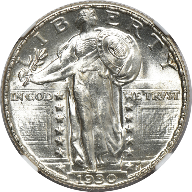 Two 1930 NGC MS-64 FH