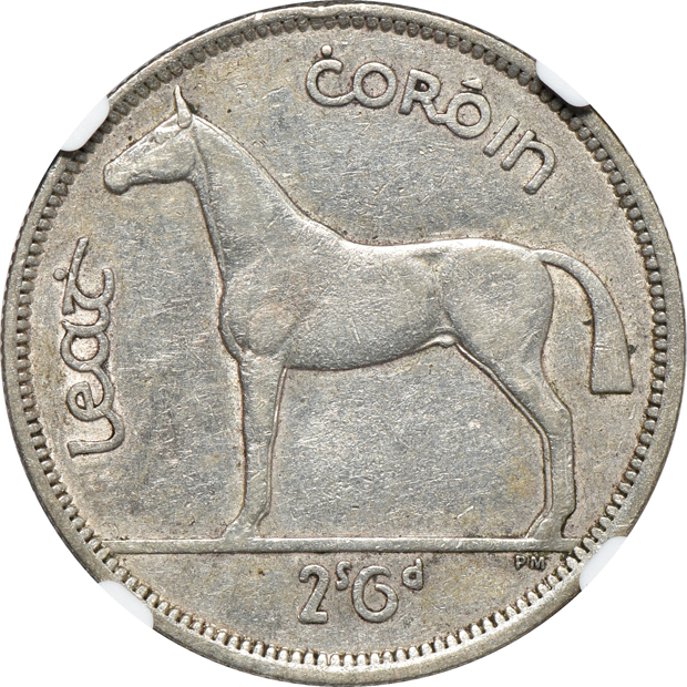 Ireland - Four 1943 1/2 crown, all NGC