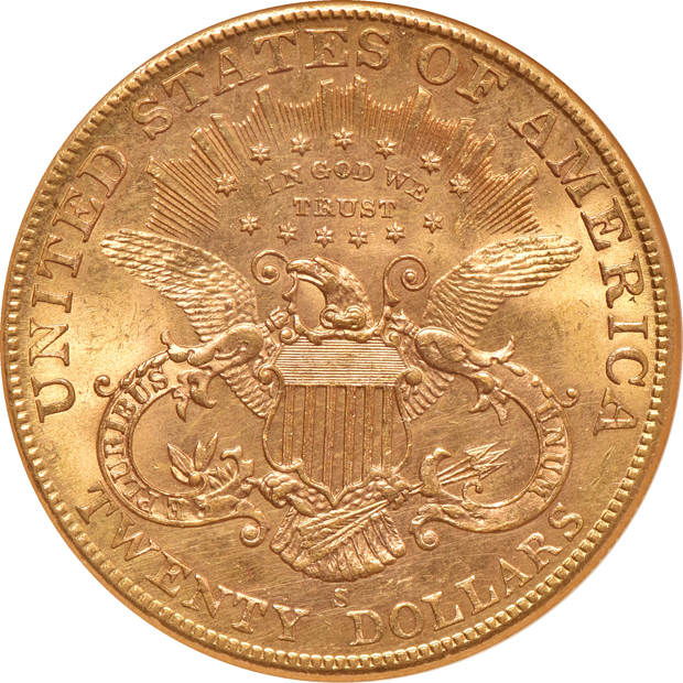 1904-S NGC MS-62 (no line) Gold CAC