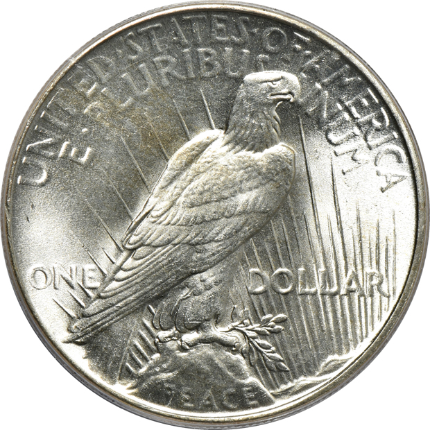 1926-S PCGS MS-65 (green label), and a 1934 PCGS MS-65 CAC