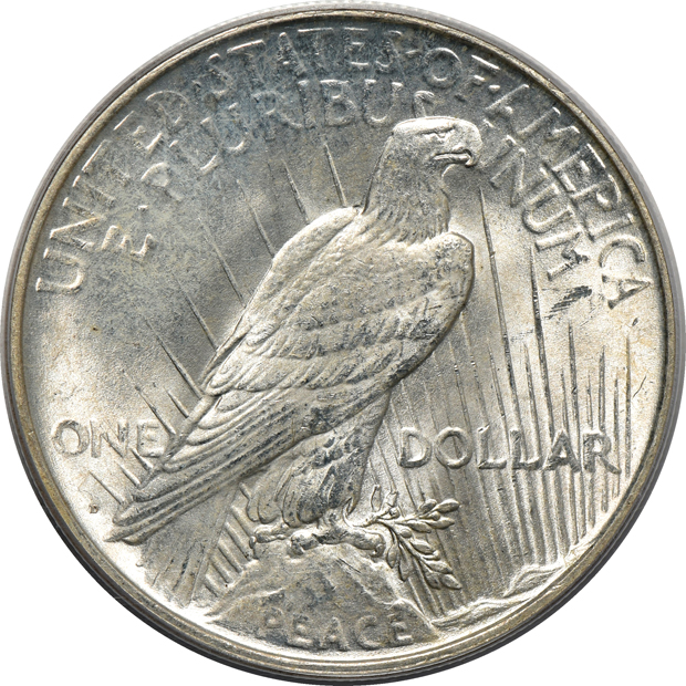 1922-D MS-65 CAC, and a 1923-D MS-65, both PCGS (green label)