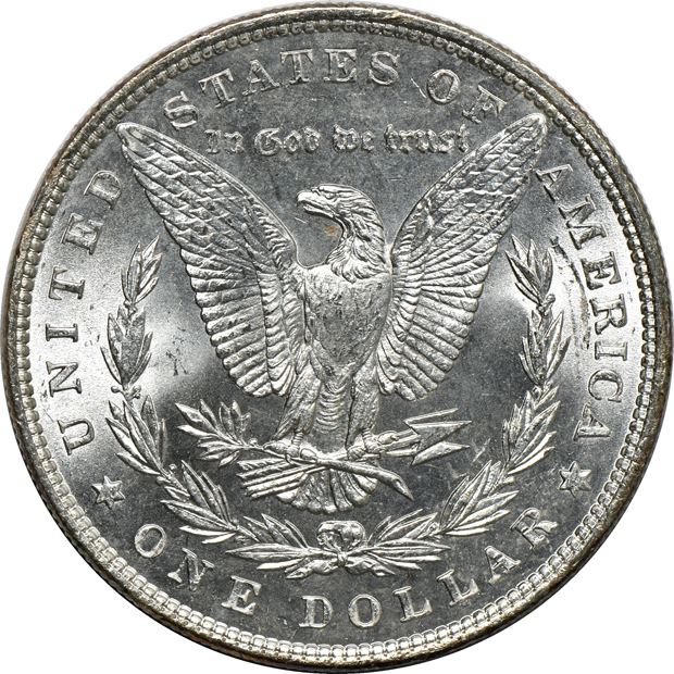 Eighty Uncirculted1886 Morgan Dollars, as described