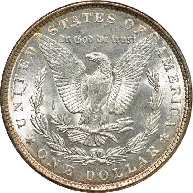 1886 MS-64, 1900-O MS-65, and 1904-O MS-65 DMPL, all ANACS