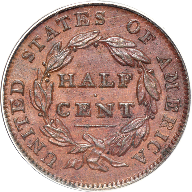 Three early copper type coins certified by ANACS, as described