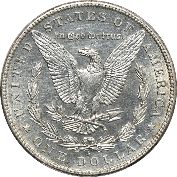1896-S AU details/cleaned, and a 1904-S XF details/cleaned, both PCGS