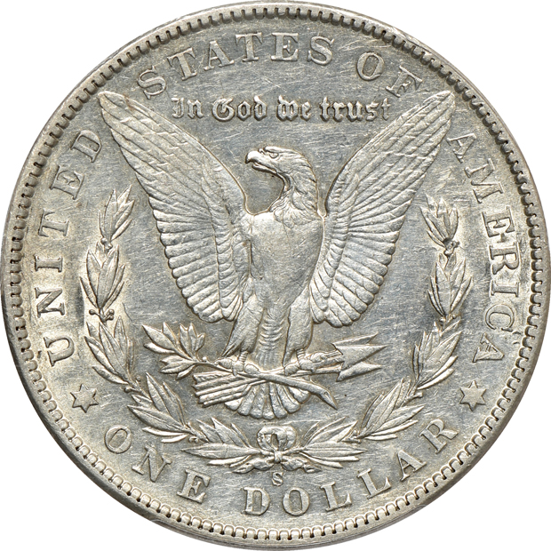 1896-S AU details/cleaned, and a 1904-S XF details/cleaned, both PCGS