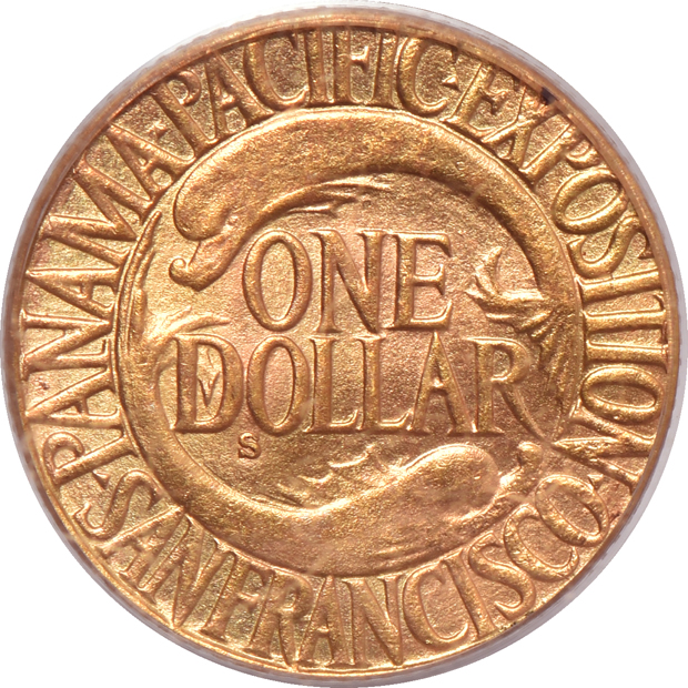 1915-S Panama-Pacific PCGS MS-65