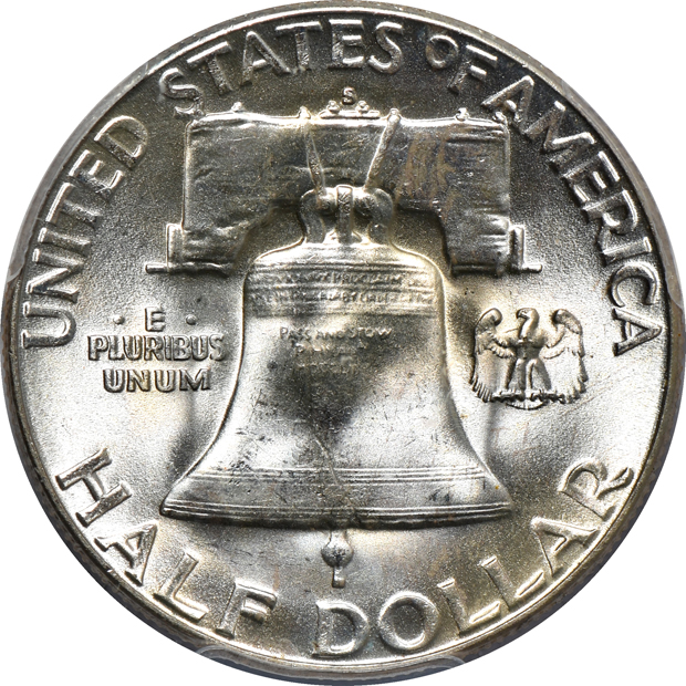 1951 MS-65FBL, 1951-D MS-66FBL, and a 1951-S MS-66FBL, all PCGS