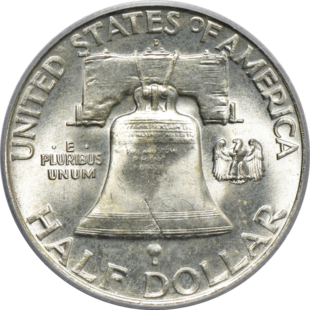 1951 MS-65FBL, 1951-D MS-66FBL, and a 1951-S MS-66FBL, all PCGS