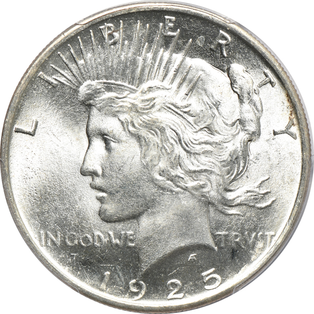 1922 and 1925, both PCGS MS-66 CAC