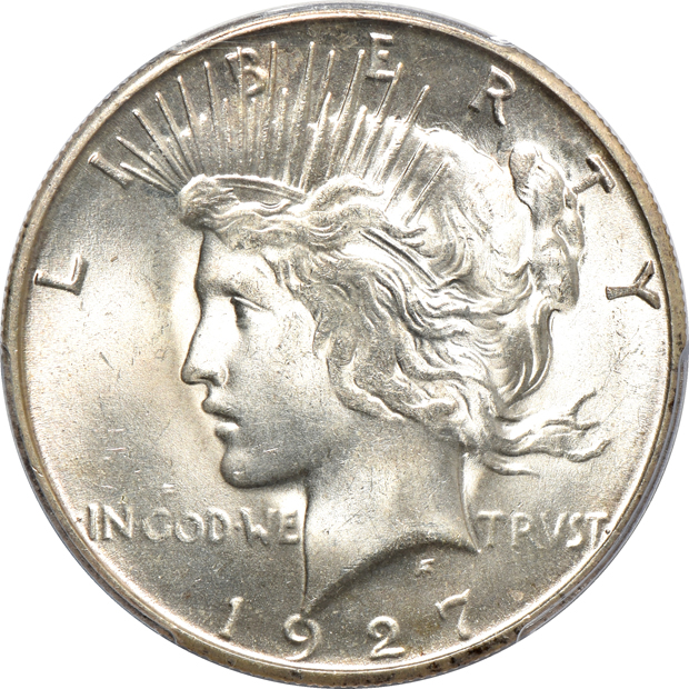 1925-S and 1927-S, both PCGS MS-64+ CAC