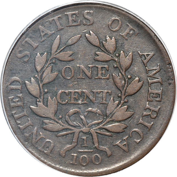 1787 Connecticut Mailed Bust Left, and an 1803 Small Date, Large Fraction Draped Bust large cent, both PCGS VF-25