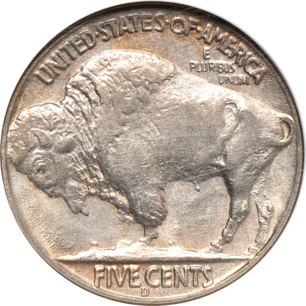 1937-D 3 Legged NGC AU-58