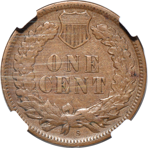 1895 PR-65 BN, and a 1909-S Indian VF-35 BN, both NGC