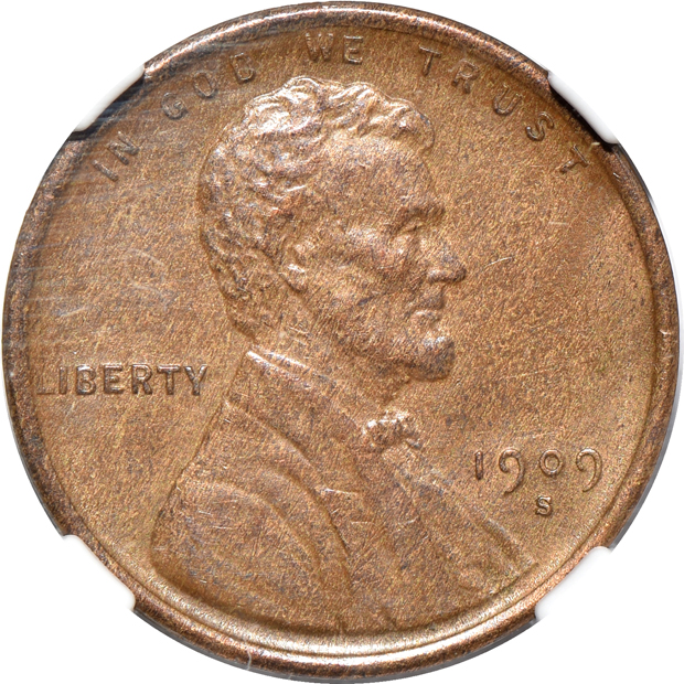 1909-S VDB Lincoln XF details/cleaned, and a 1909-S Lincoln AU-55 BN, both NGC