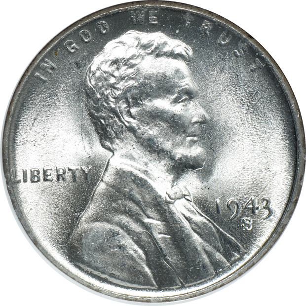 Four certified Lincoln Wheat cents