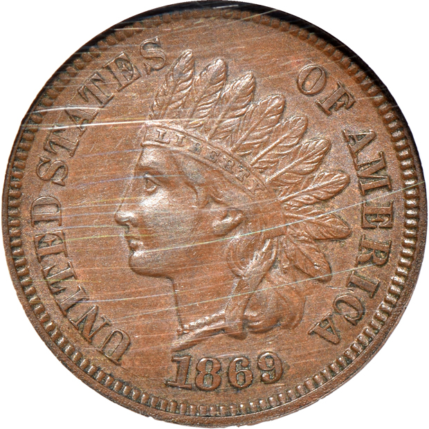 1866 MS-61 BN, 1869 AU-55 BN CAC, and an 1876 MS-62 BN CAC, all NGC