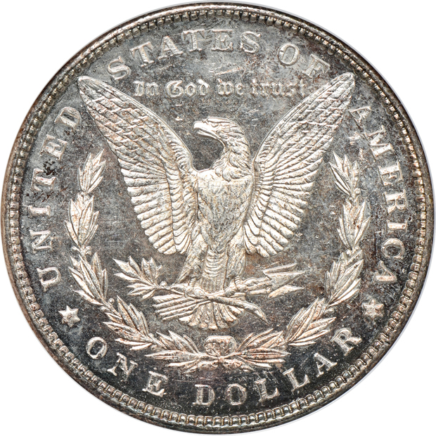 1884-CC MS-64 PL CAC, 1888-O MS-63 PL CAC, and an 1897 MS-63 PL, all NGC