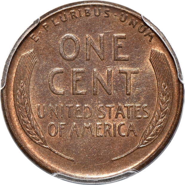 Six Lincoln Wheat cents certified by PCGS