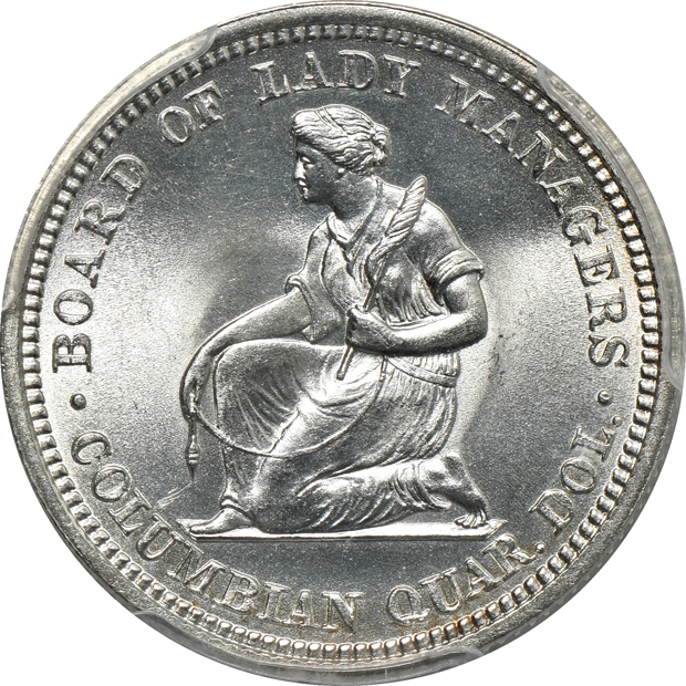1893 Isabella PCGS MS-64